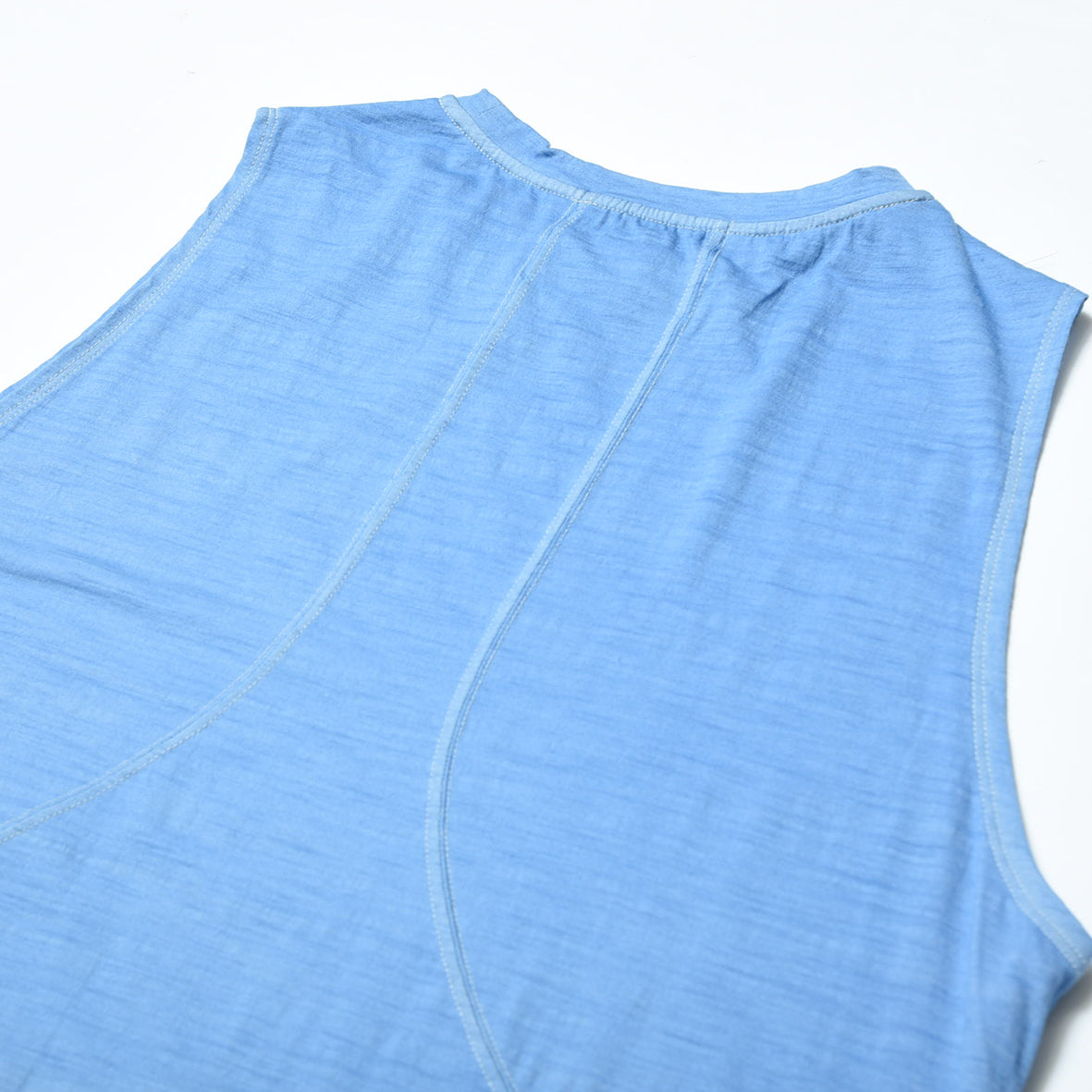 REDA WOOL DIP DYE SLEEVELESS T-SHIRT