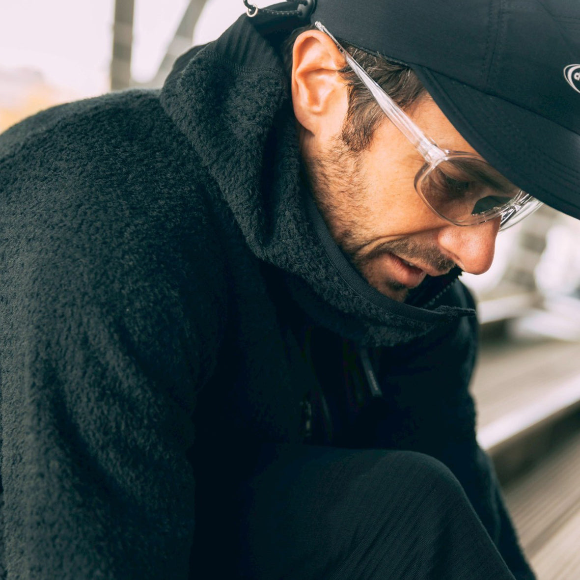 POLARTEC HYBRID FLEECE HOODIE