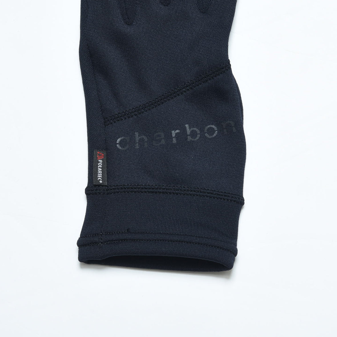 charbon × handsongrip polartec 3 fingerless gloves