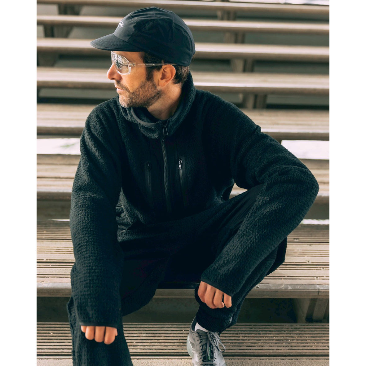 POLARTEC HYBRID FLEECE HOODIE