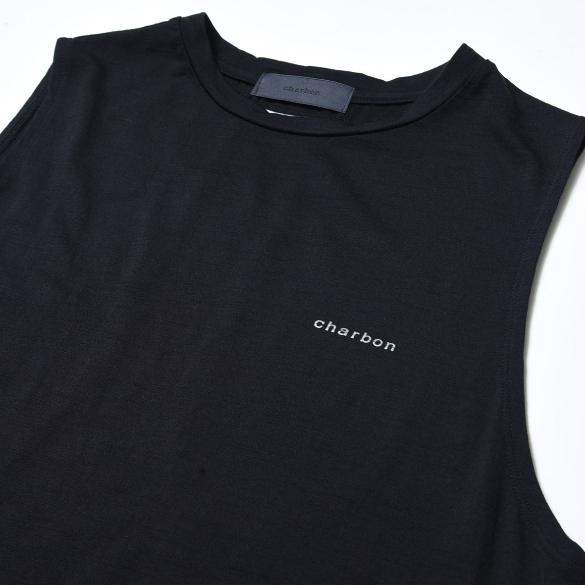 REDA WOOL DIP DYE SLEEVELESS T-SHIRT