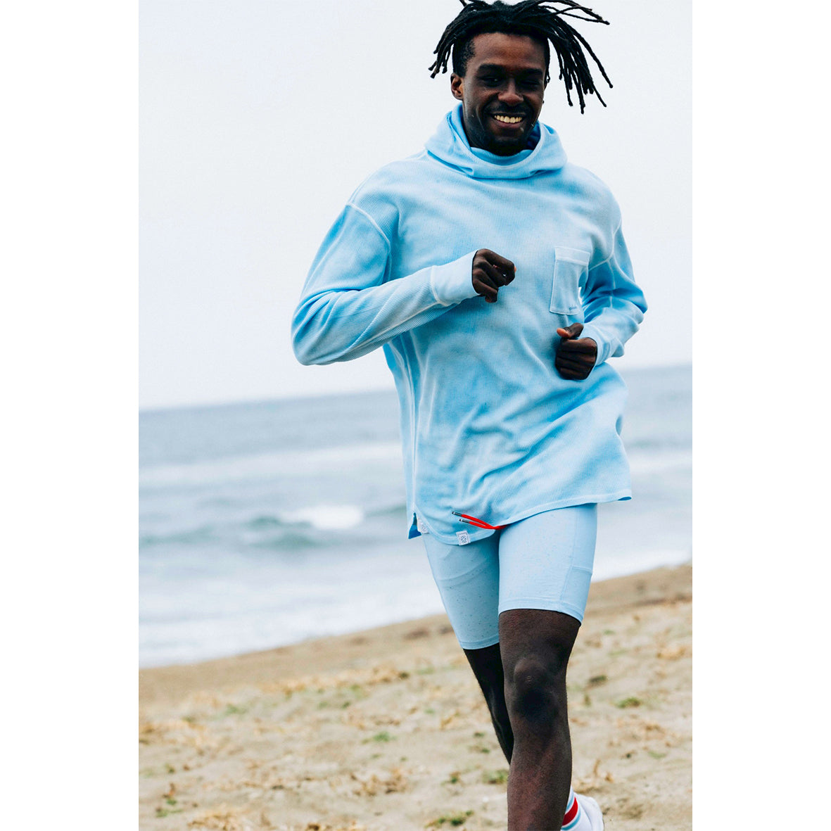 PIGMENT DYE WAFFLE HOODIE