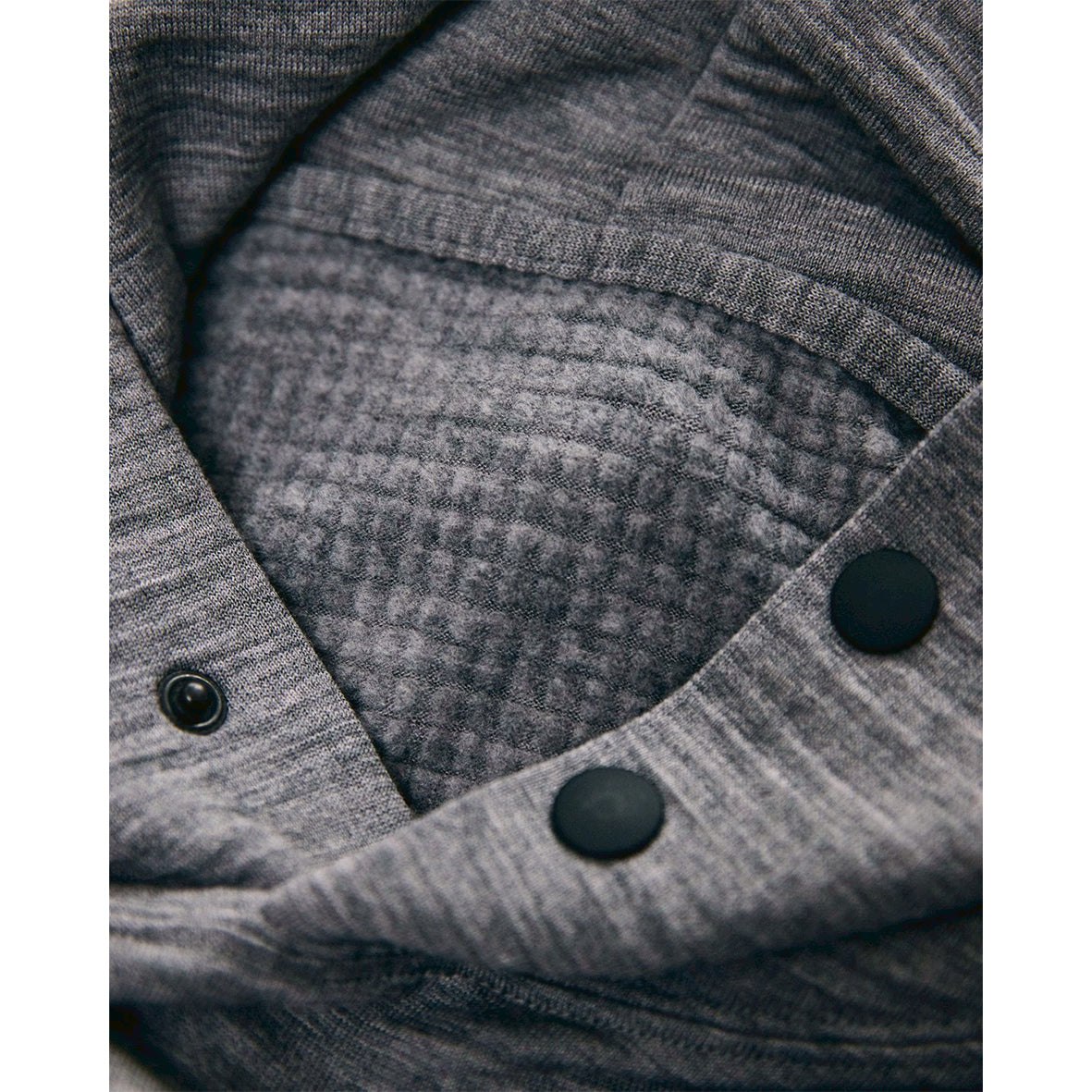 APEX Merino Wool Grid Short-Sleeve Hoodie