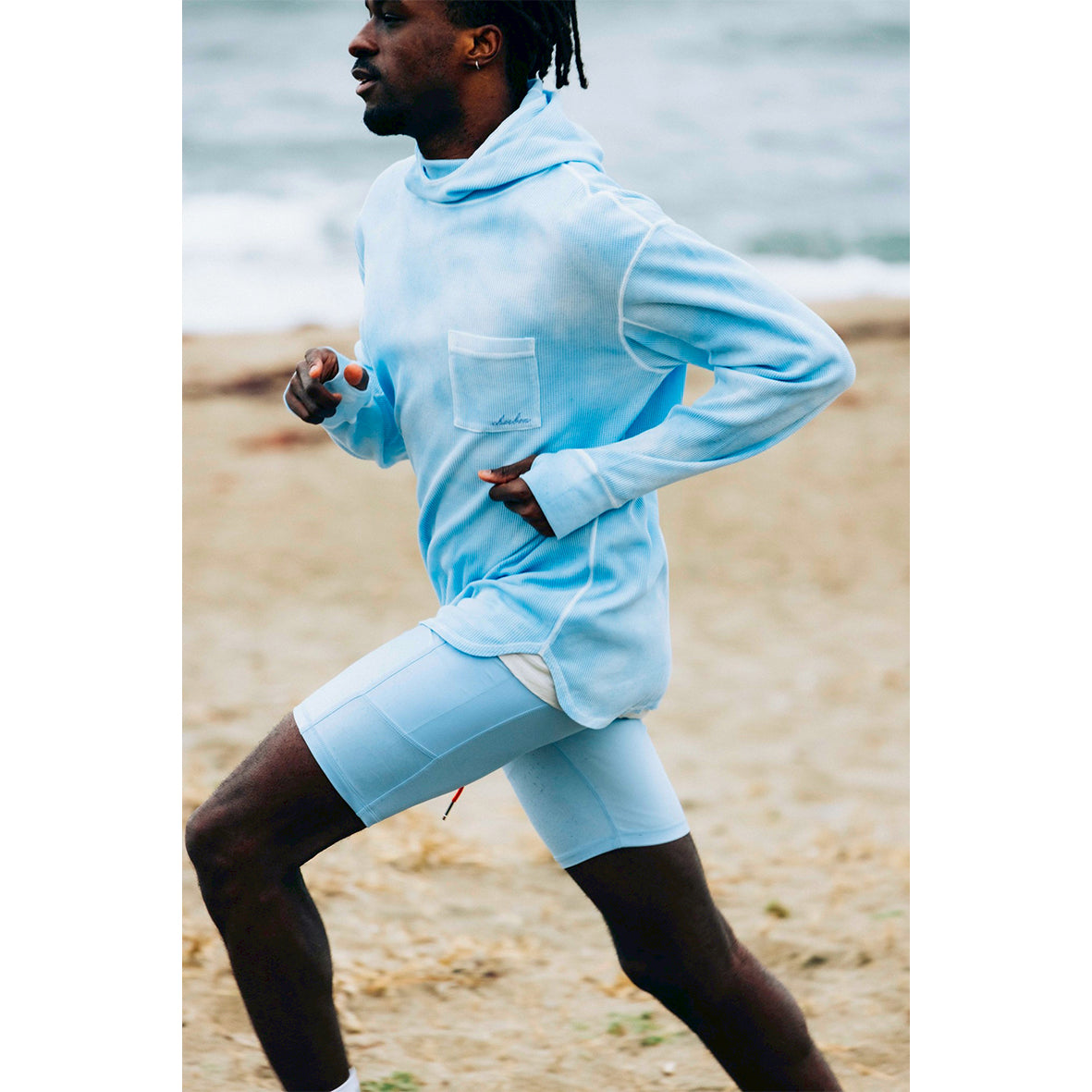 PIGMENT DYE WAFFLE HOODIE