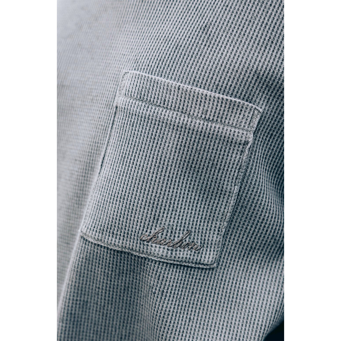 PIGMENT DYE WAFFLE HOODIE