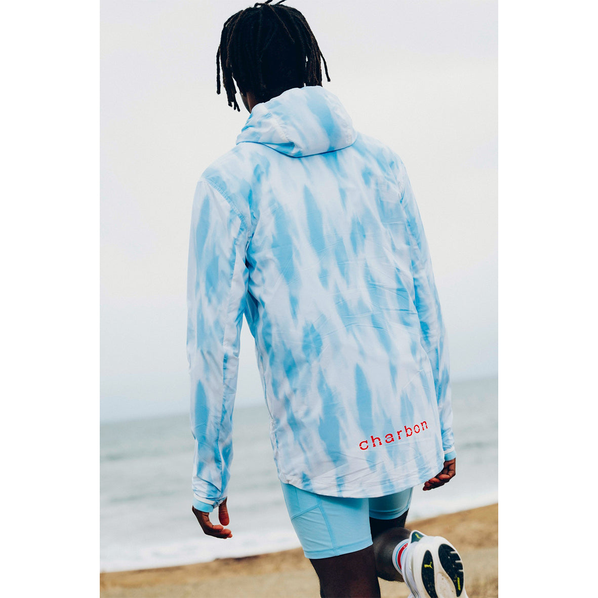 GRAPHIC NYLON PACKABLE HOODIE