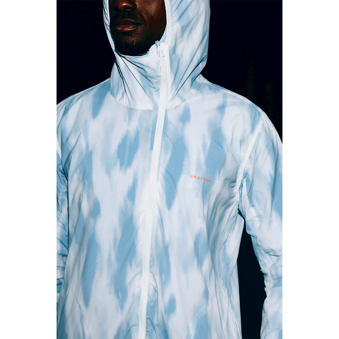 GRAPHIC NYLON PACKABLE HOODIE