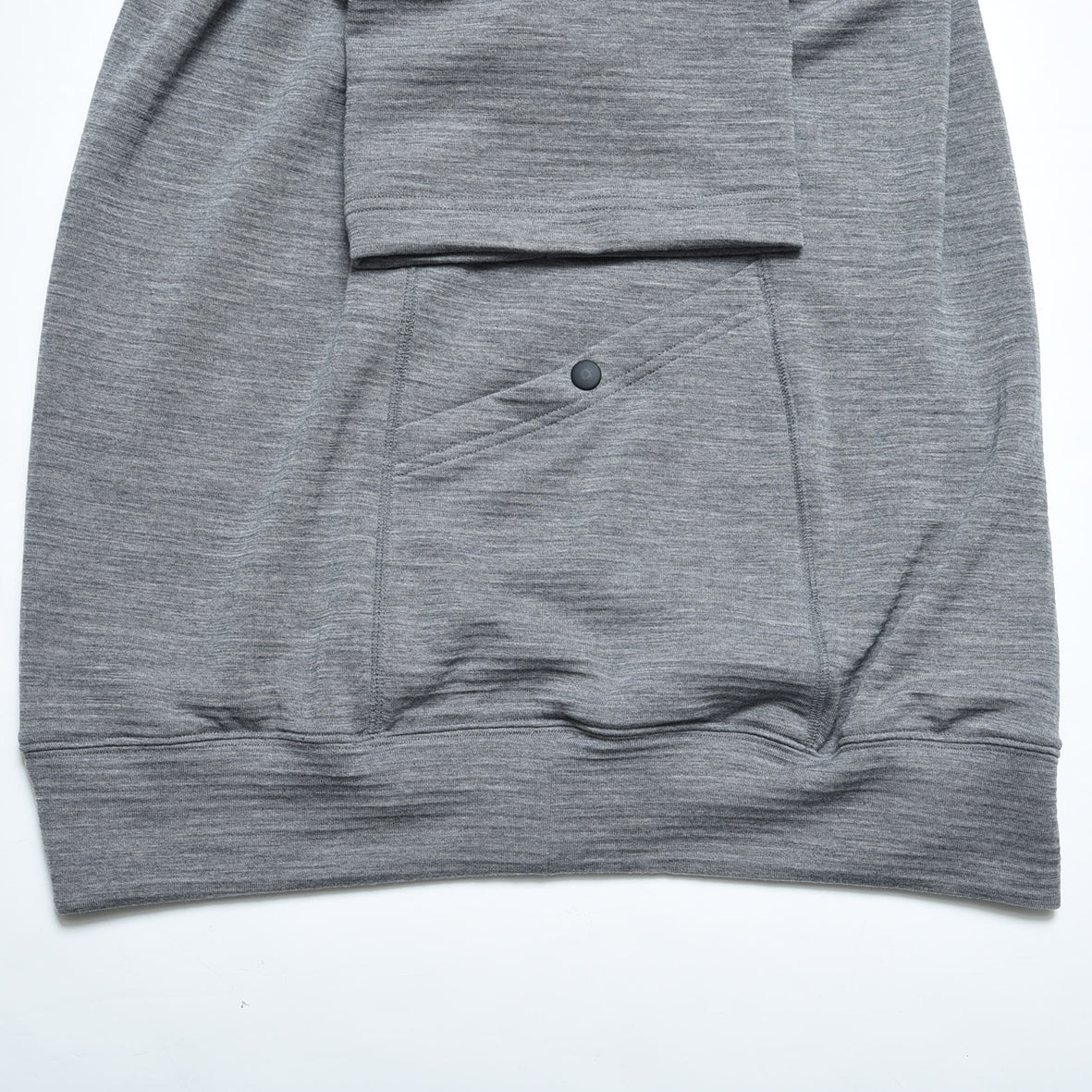 APEX Merino Wool Grid Short-Sleeve Hoodie