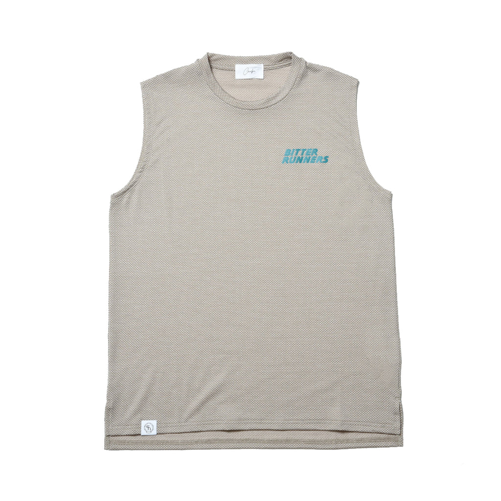 ウォーキング・ランニングウェア charbon BITTER RUNNERS TEC SLEEVELESS ウォーキング・ランニングウェア charbon BITTER RUNNERS TEC