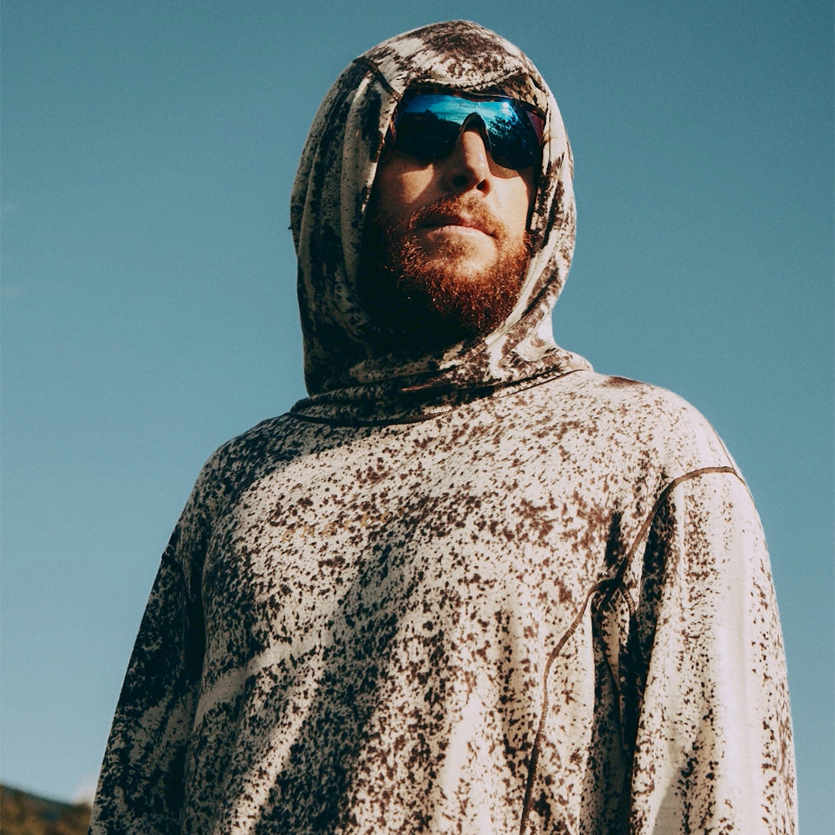 WOOL SPLASH DYE HOODIE