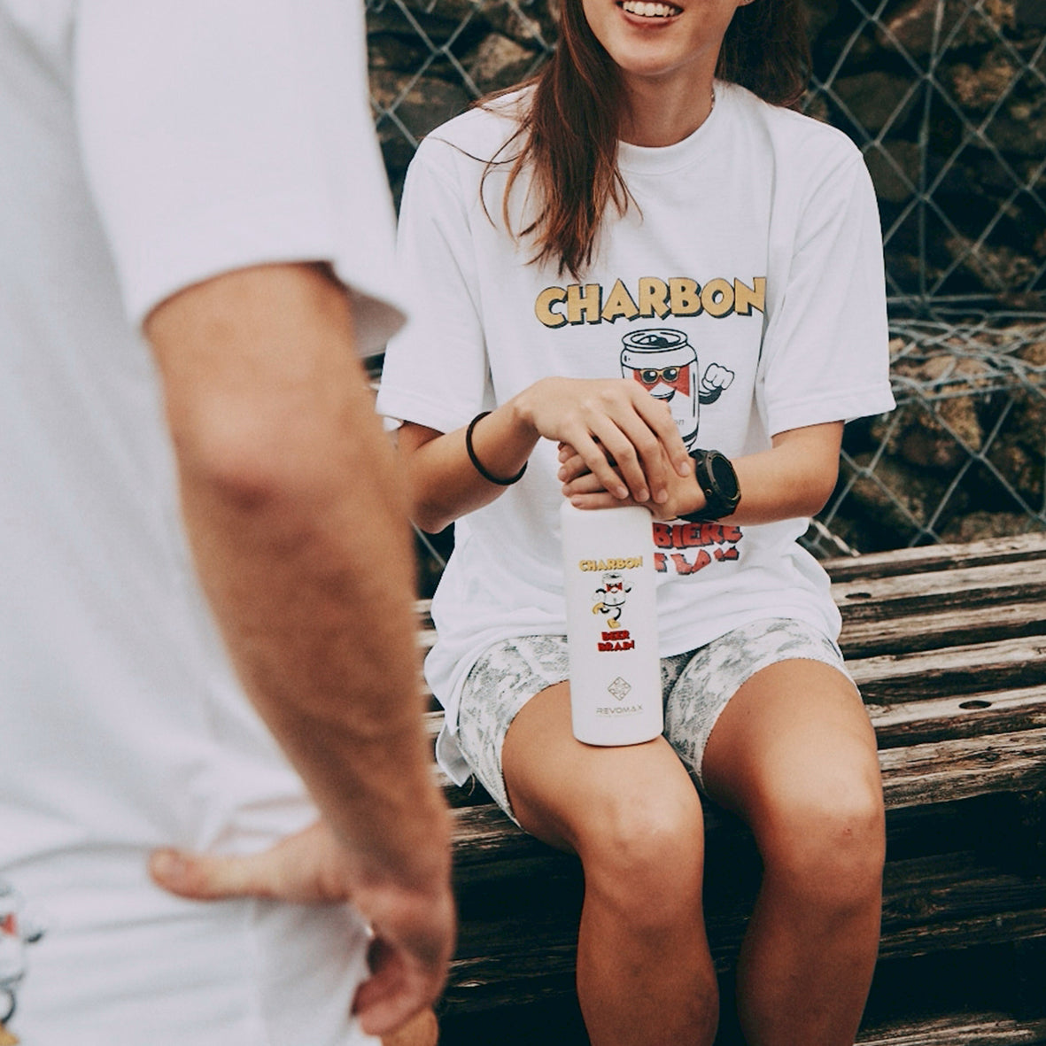 charbon running シャルボン 半袖Tシャツ XL 【新品タグ付】 charbon running シャルボン 半袖Tシャツ XL 【新品タグ付