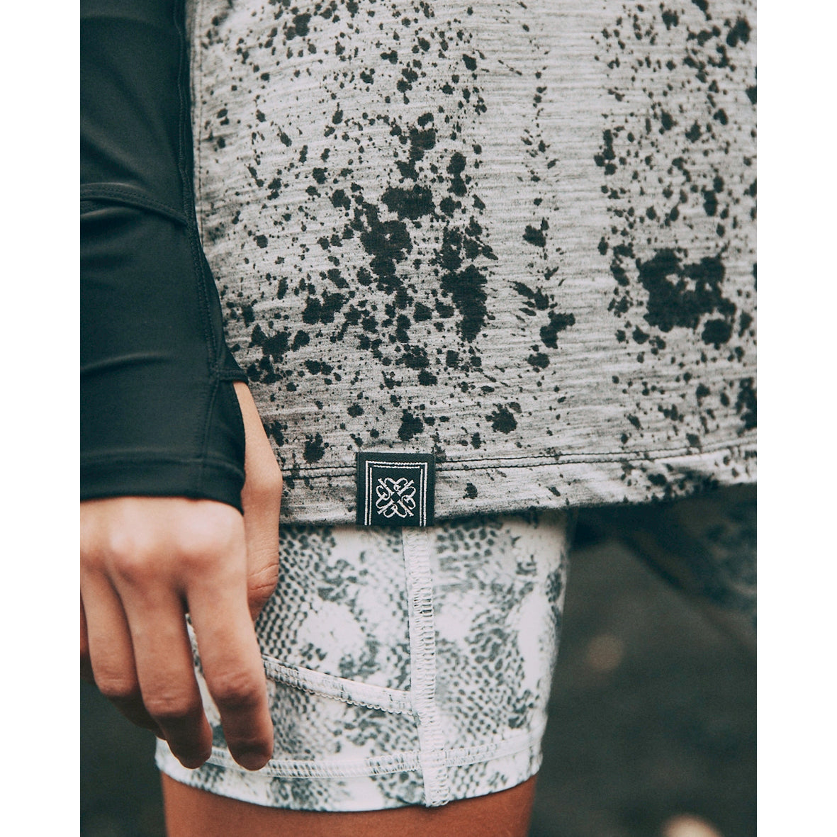 REDA WOOL SPLASH DYE SLEEVELESS T-SHIRTS