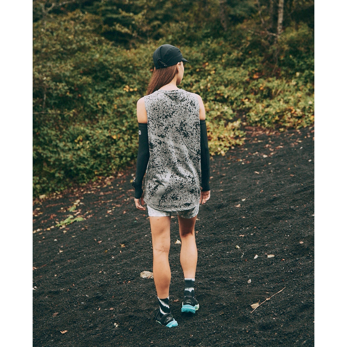 REDA WOOL SPLASH DYE SLEEVELESS T-SHIRTS