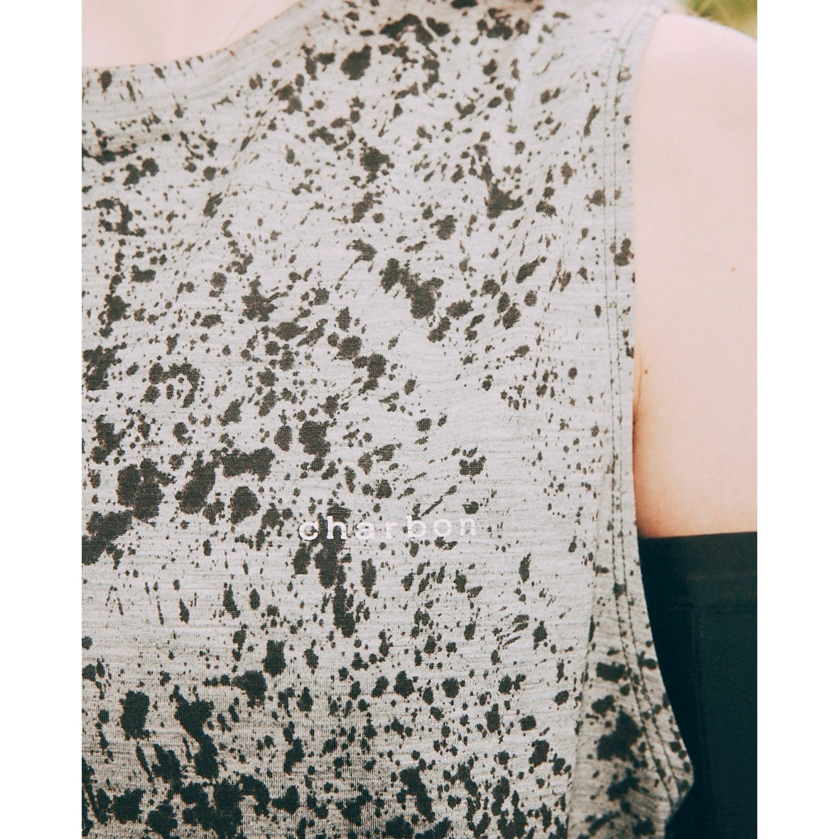 REDA WOOL SPLASH DYE SLEEVELESS T-SHIRTS