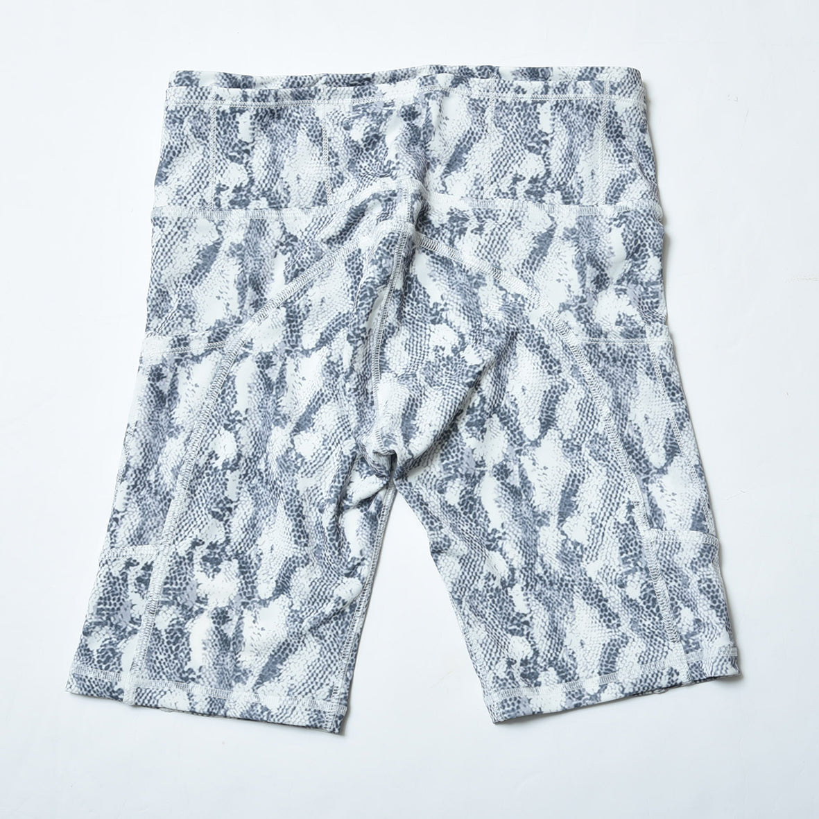 PYTHON PATTERN 10 POCKETS SHORT LEGGINGS(MEN)