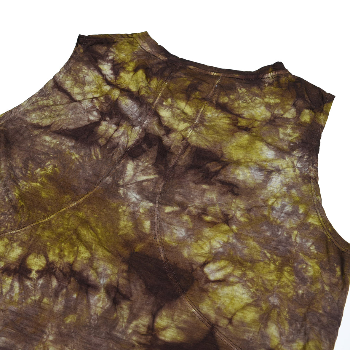 REDA WOOL TIE DYE NO SLEEVE T-SHIRT