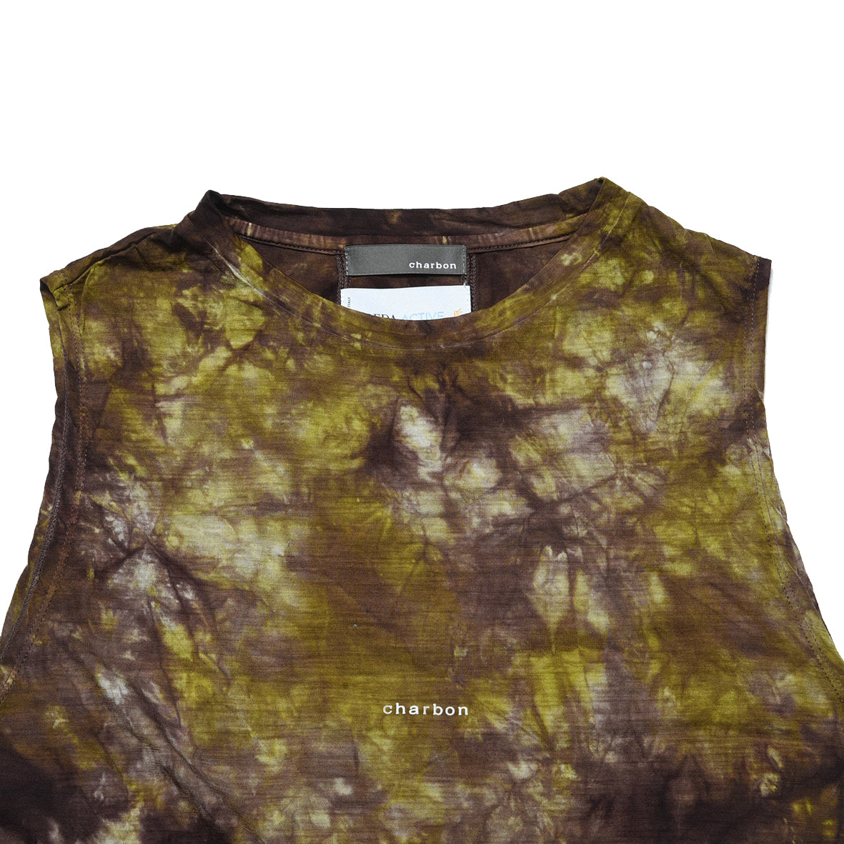 REDA WOOL TIE DYE NO SLEEVE T-SHIRT