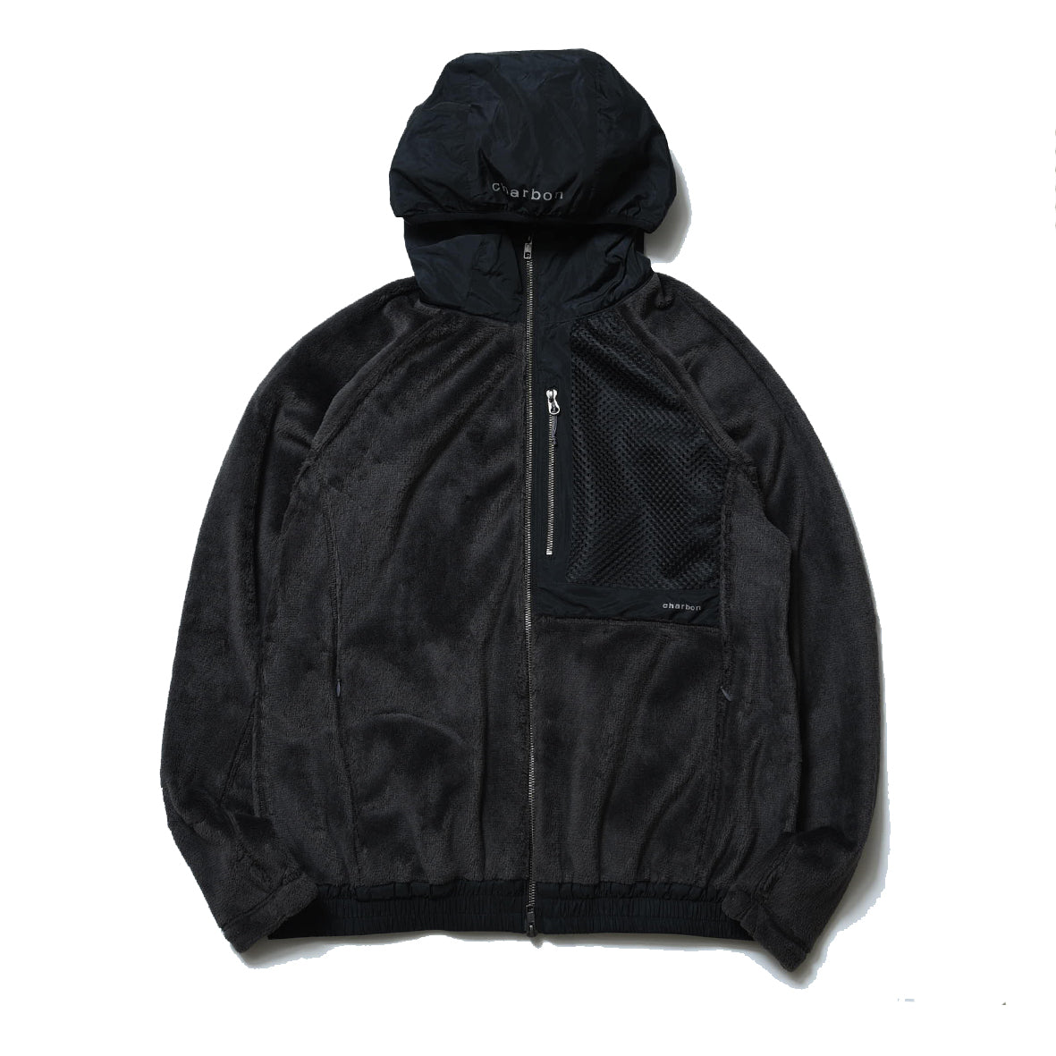 charbon / LIMONTA NYLON ZIP UP PARKA