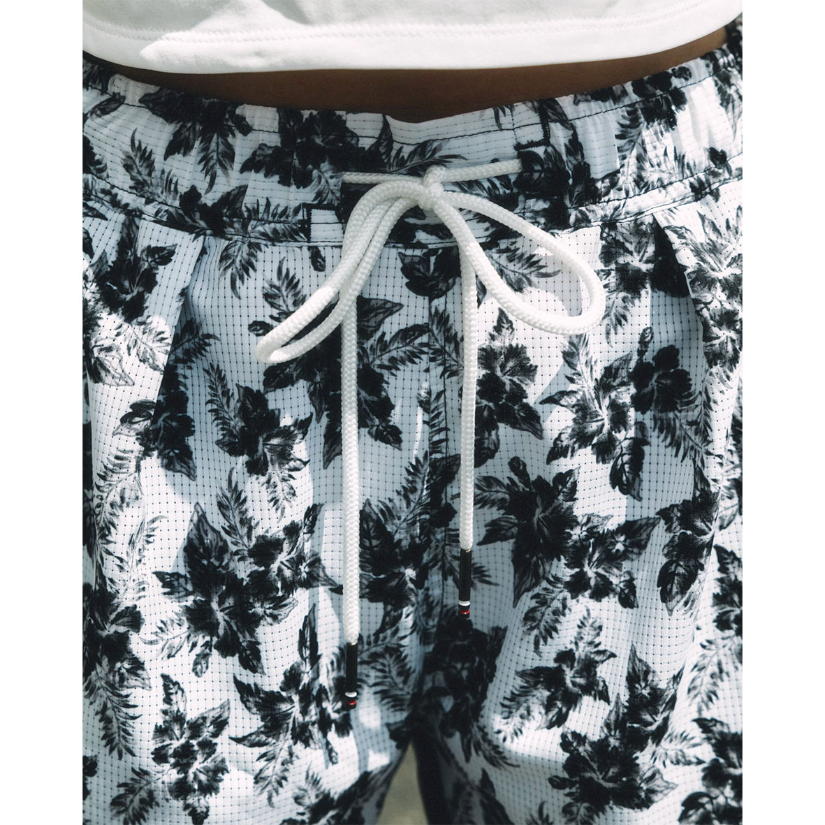 FLOWER 7 POCKETS RACING SHORTS WHITE