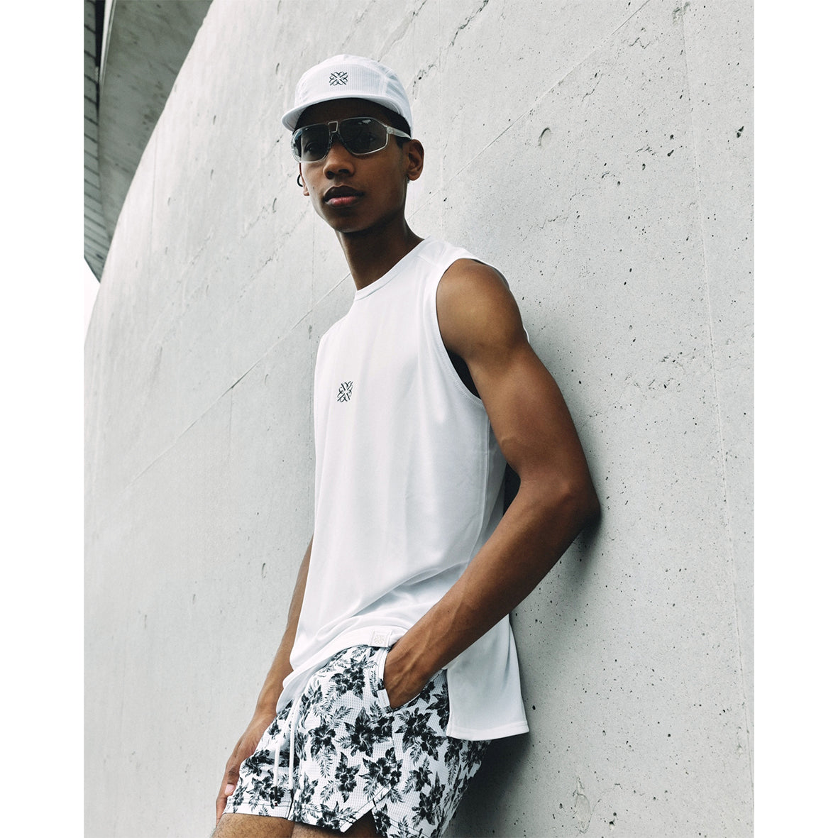 POLARTEC POWER DRY SLEEVELESS T-SHIRTS（ANAGRAM LOGO）