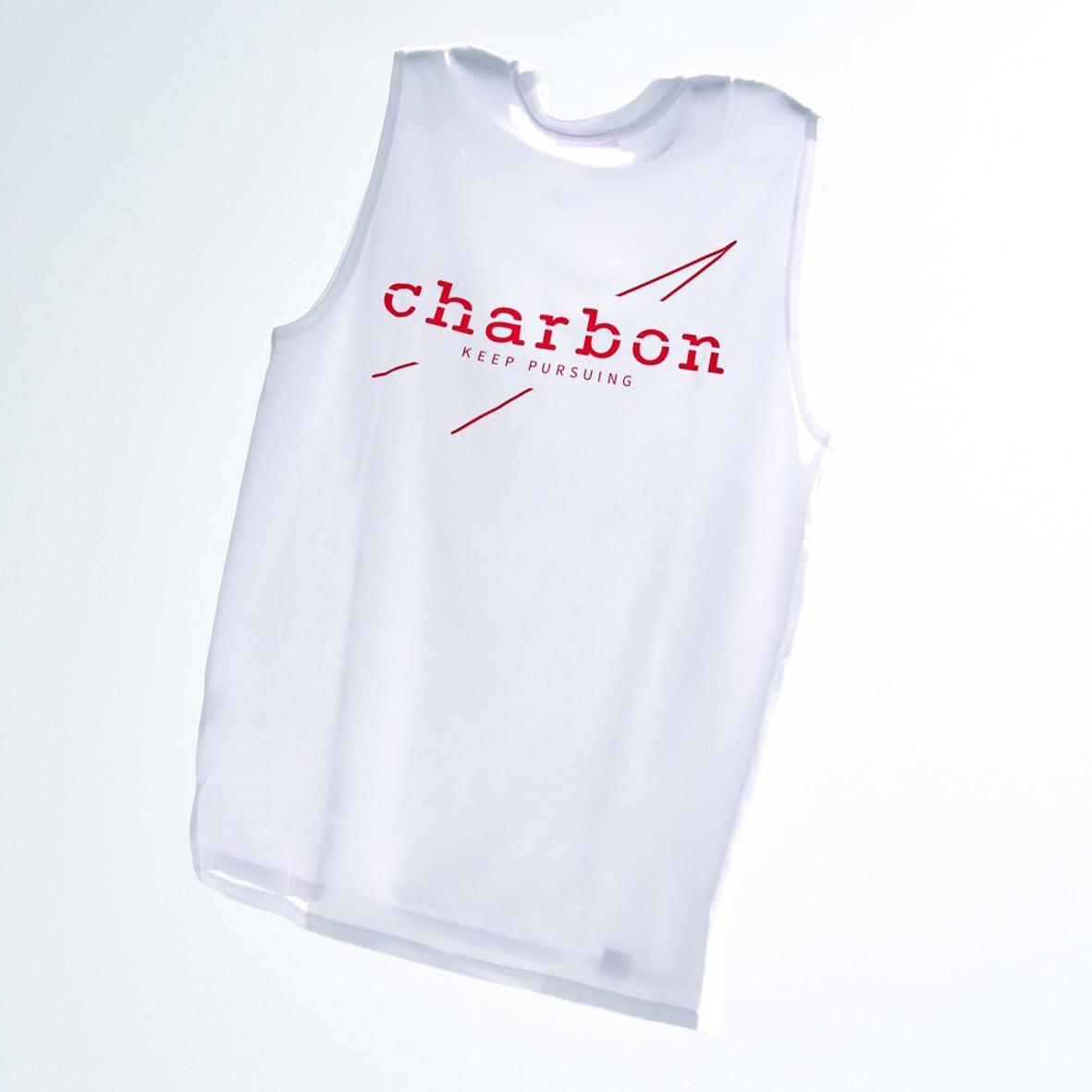 ち*ラ様 Charbon DRY SMOOTH NO SLEEVE T-SHIR DRY SMOOTH SLEEVELESS T-SHIRTS